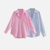 Camisa Elegante Listrada Wilma