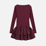 Vestido Elegante Babado Frida