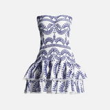 Vestido Elegante Blue Waves