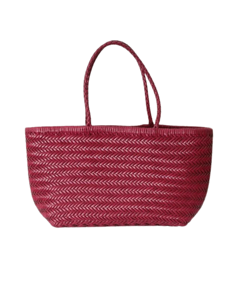 Bolsa Cestaria De Couro