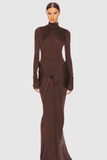 Vestido Longo Cetim Evelyn