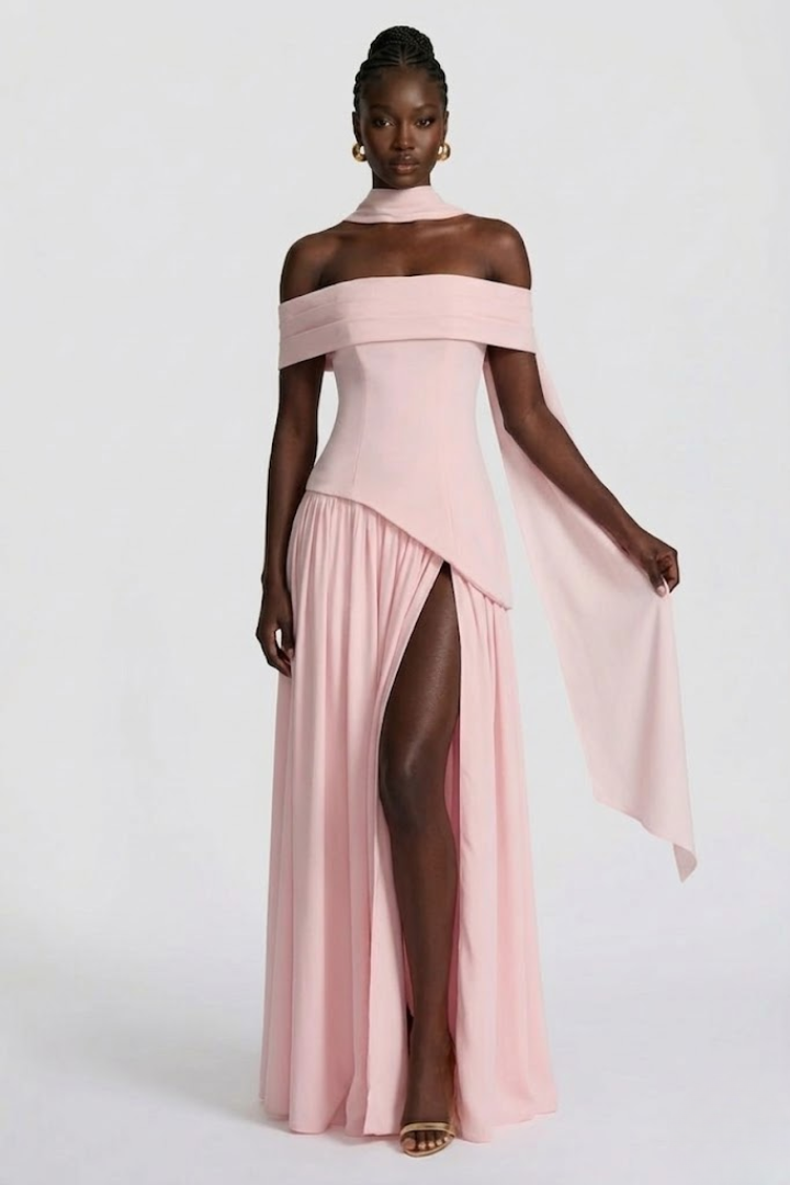 Vestido Longo Satin Maria