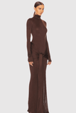 Vestido Longo Cetim Evelyn