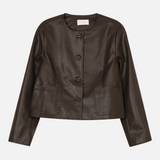 Jaqueta Elegante Couro Tereza