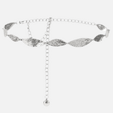 Body Elegante Chain Folhas