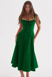 Vestido Médio Alcas Zara