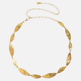 Body Elegante Chain Folhas