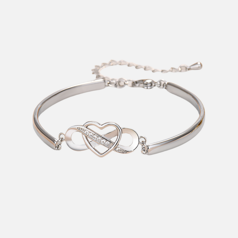 Bracelete Elegante Eterno Coração