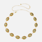 Body Elegante Chain Turquesa