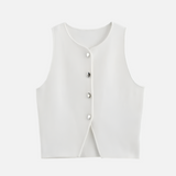 Top Elegante Tricô Lua