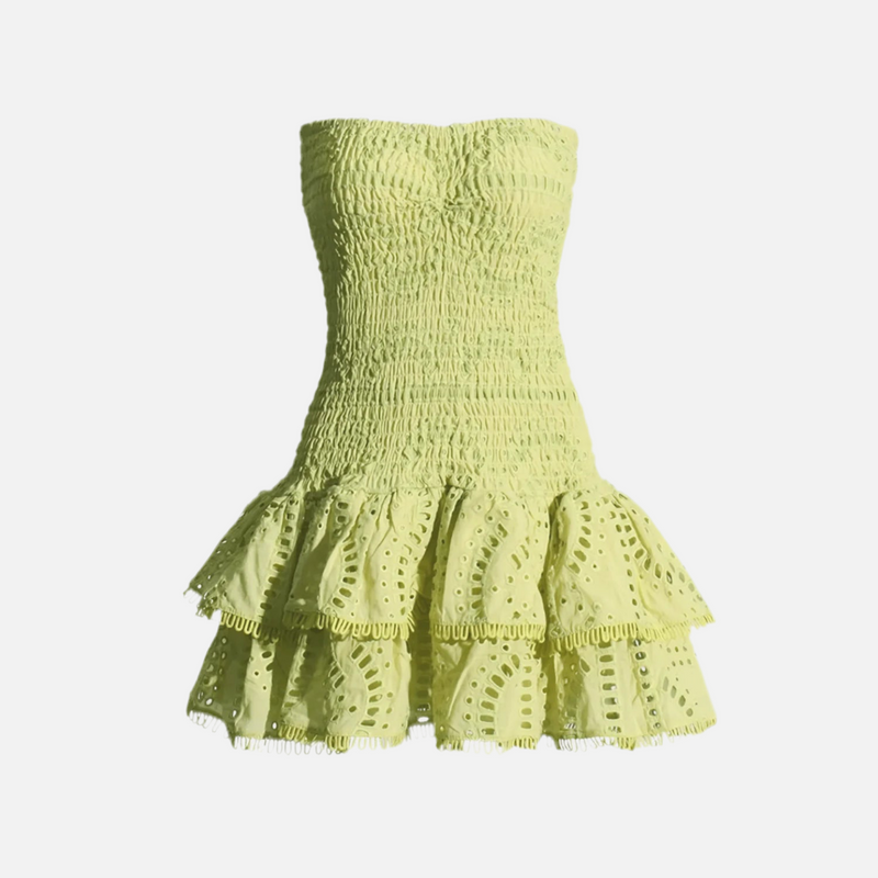 Vestido Elegante Maça Verde