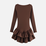 Vestido Elegante Babado Frida