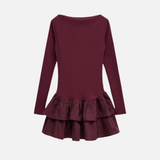 Vestido Elegante Babado Frida