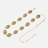 Body Elegante Chain Turquesa