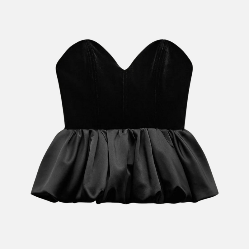 Top Elegante Peplum Regina