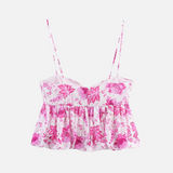 Top Elegante Floral Savana