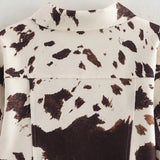 Jaqueta Elegante Cow Print
