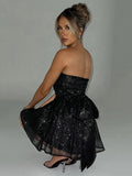 Vestido Elegante Brilho Mabel