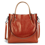 Bolsa Tote De Couro