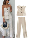 Conjunto Elegante Alfaiataria Melina