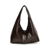 Bolsa Triangular De Couro