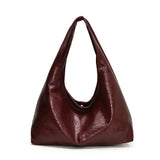 Bolsa Triangular De Couro
