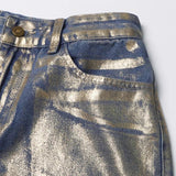 Calça Premium Elegante Metalic