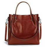 Bolsa Tote De Couro
