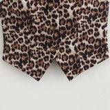 Blusa Elegante Colete Onça