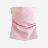 Blusa Elegante Tube Scarllet