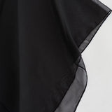 Blusa Elegante Capa Assimétrica