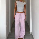 Calça Elegante Listrada Alexandra