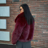Casaco Elegante Pelo Olivia