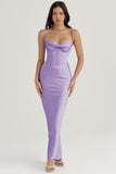 Vestido Longo Cetim Iris