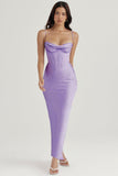 Vestido Longo Cetim Iris
