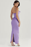 Vestido Longo Cetim Iris