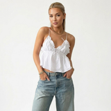 Blusa Elegante Alça Lira