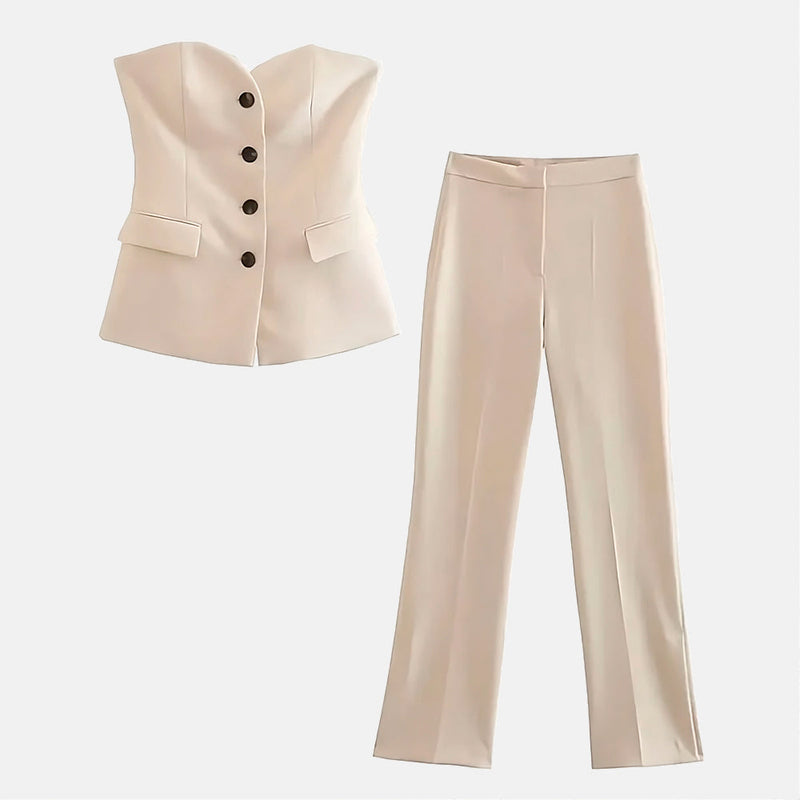 Conjunto Elegante Alfaiataria Melina