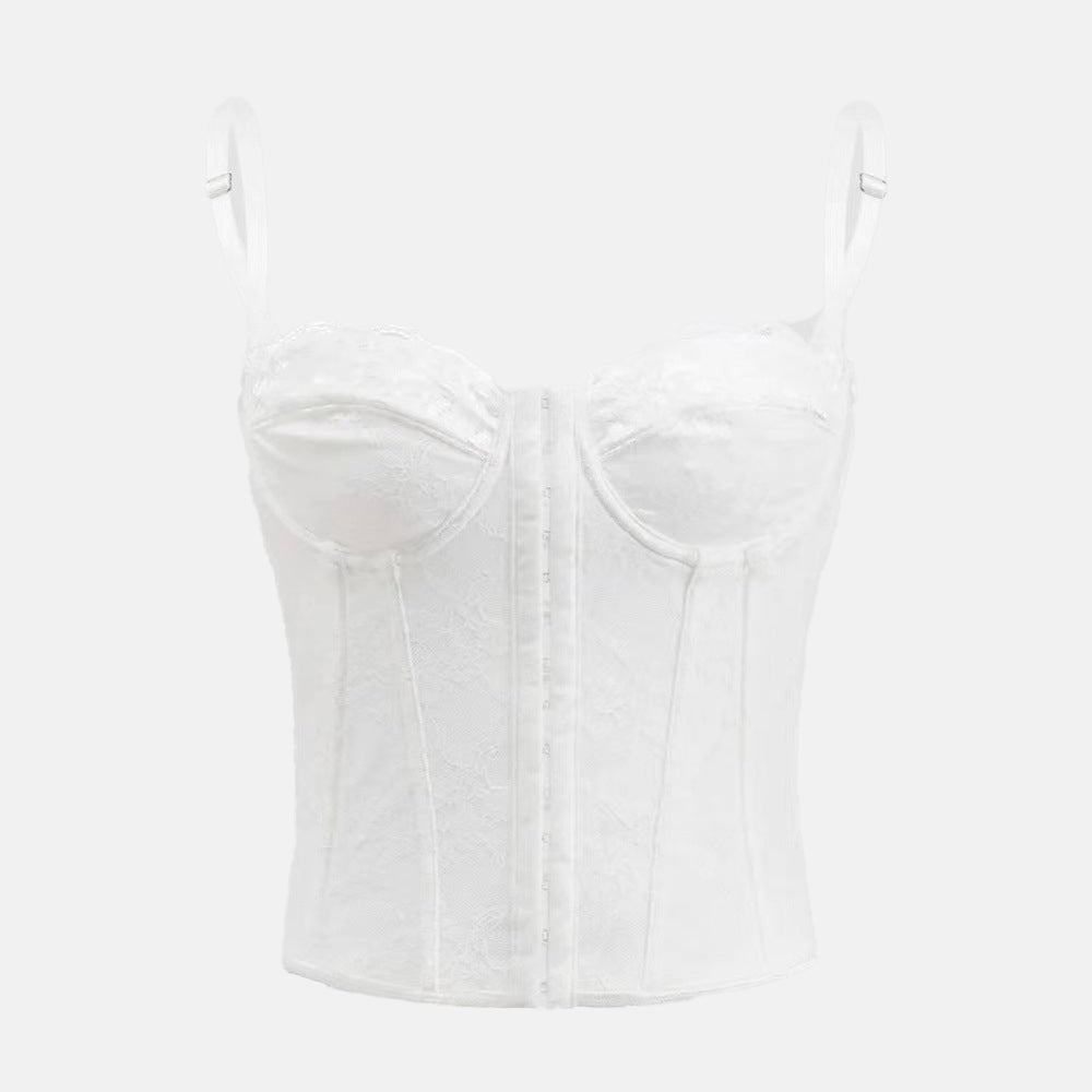 Corset Elegante Renda Jade
