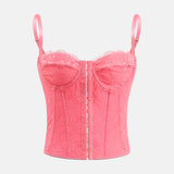 Corset Elegante Renda Jade