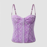 Corset Elegante Renda Jade