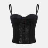 Corset Elegante Renda Jade