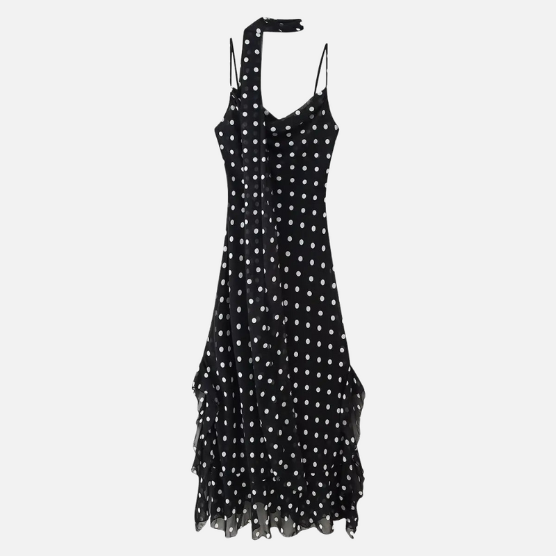 Vestido Elegante Poá Sydney