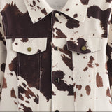 Jaqueta Elegante Cow Print