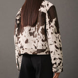 Jaqueta Elegante Cow Print
