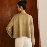 Jaqueta Elegante Camurça Emanuela