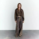 Jaqueta Elegante Couro Ruth