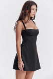 Vestido Médio Cetim Tamara