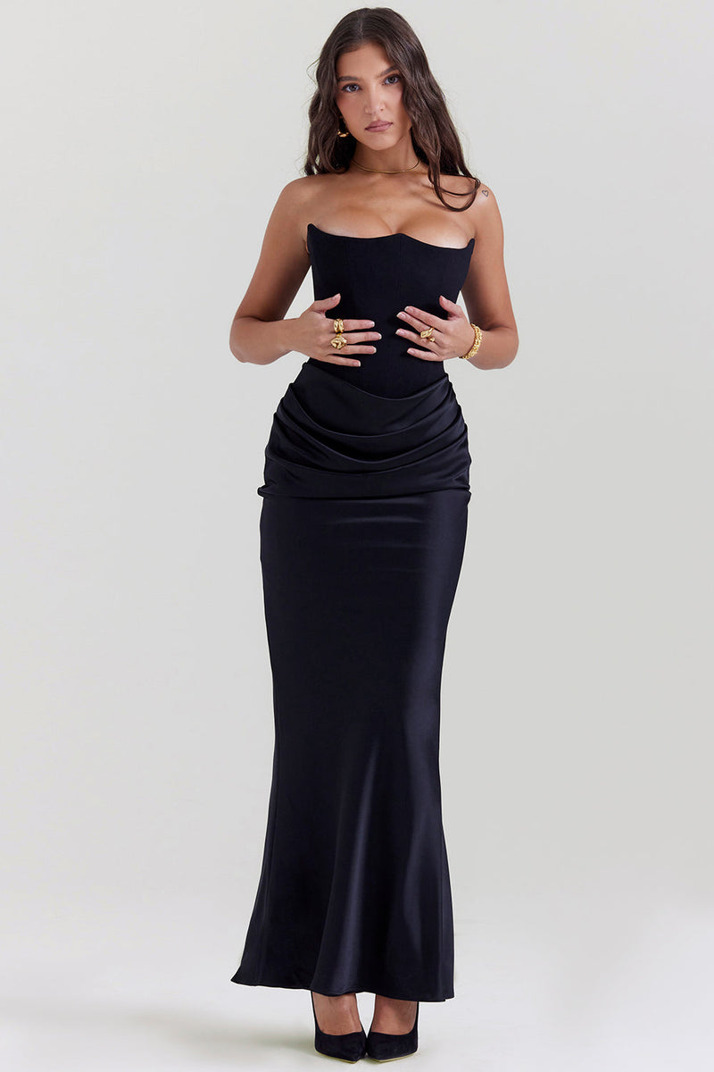 Vestido Longo Cetim Debora