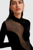 Vestido Curto Velvet Vitoria